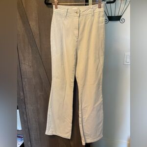 LIKE NEW Aritzia Wilfred Free Creamy Sand  Bootcut with a Flare Pants